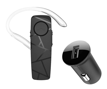 Zestaw słuchawkowy Bluetooth Tellur Vox 60 słuchawka BT czarna + ładow. samoch. TU-TLL511381